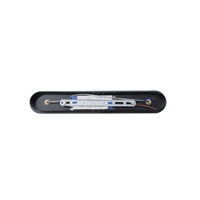 LÁMPARA COLGANTE ACRÍLICO LED 3 LUCES 3X16W 4320lm 3000K 900x270x175mm ORO FRANCÉS ARTE ILLUMINA RAVENA