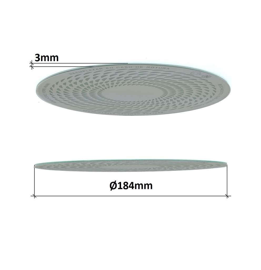 CRISTAL RECAMBIO DOWNLIGHT 18 4 cm
