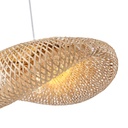 LÁMPARA DE TECHO COLGANTE BAMBÚ 1xE27 MAX 40W 430x430x220mm ARTE ILLUMINA LAGOON