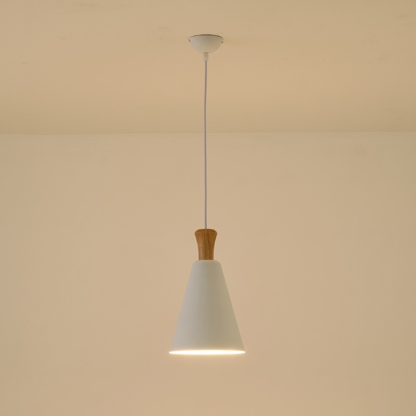 LÁMPARA COLGANTE METAL 1xE27 MAX 15W 200x1380mm GRIS ARTE ILLUMINA OPACO