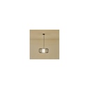 LÁMPARA DE TECHO COLGANTE METAL 1xE27 MAX 15W Ø450x1520mm NEGRO ARTE ILLUMINA AIRY