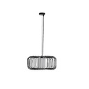 LÁMPARA DE TECHO COLGANTE METAL 1xE27 MAX 15W Ø450x1520mm NEGRO ARTE ILLUMINA AIRY