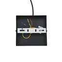 LÁMPARA COLGANTE DE METAL 1xE27 MÁX. 15W 175x175x1240mm NEGRO ARTE ILLUMINA BRAWCK