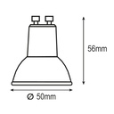BOMBILLA GU10 LED SMD 4,5W 3000K 