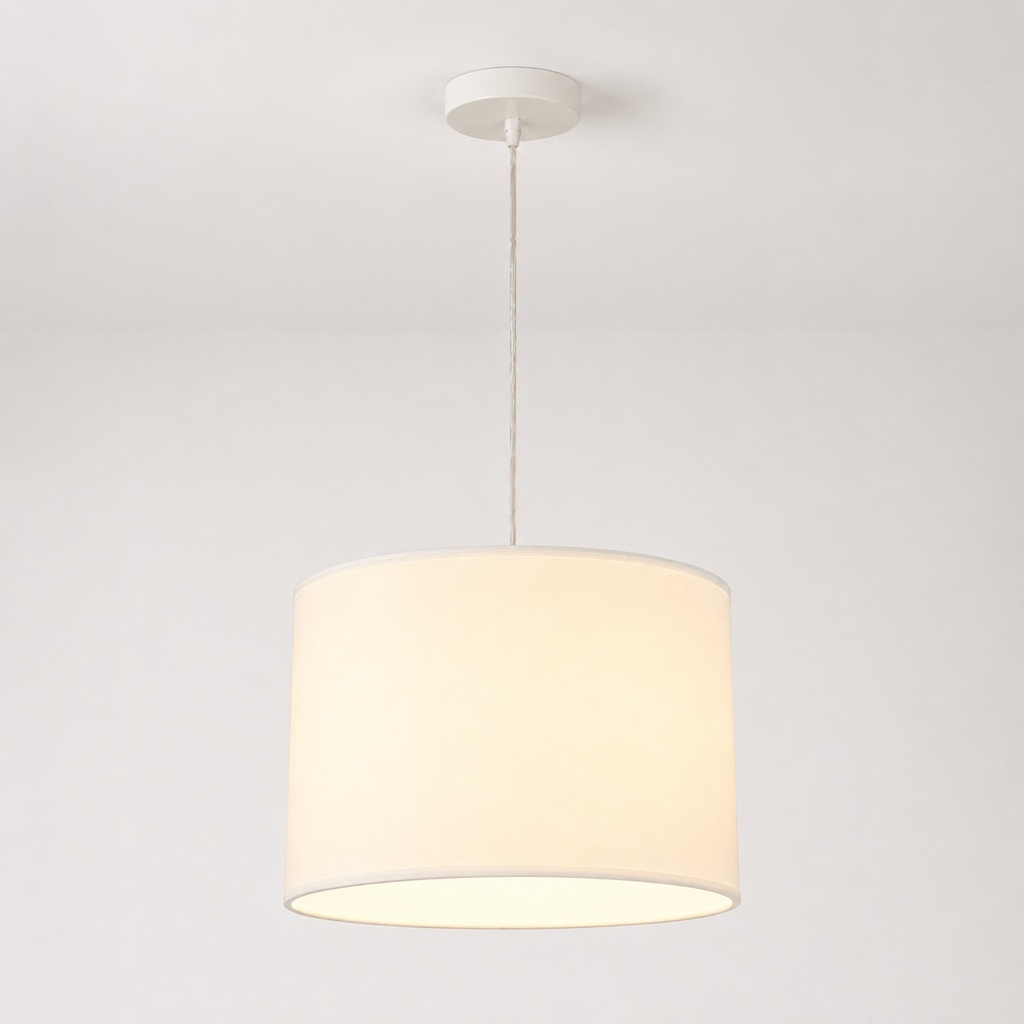 LÁMPARA DE TECHO COLGANTE TELA 1xE27 MÁX 15W Ø380Χ240mm ARTE ILLUMINA SOHO