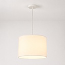 LÁMPARA DE TECHO COLGANTE TELA 1xE27 MÁX 15W Ø380Χ240mm ARTE ILLUMINA SOHO