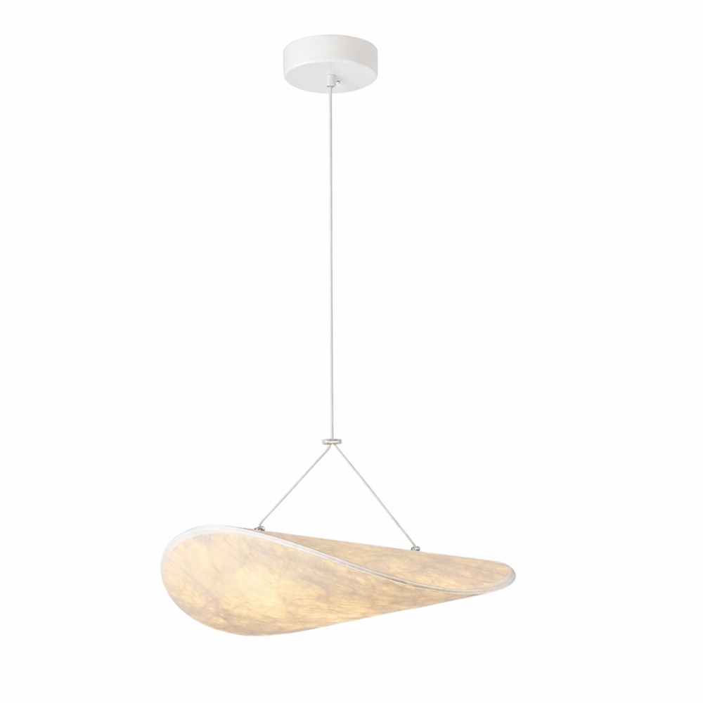 LÁMPARA DE TECHO COLGANTE  LED 9W 405Lm 3000K Ø400mm BLANCO ARTE ILLUMINA NEFI