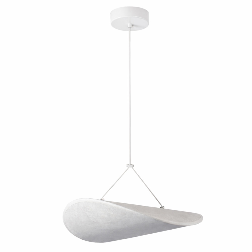 LÁMPARA DE TECHO COLGANTE  LED 9W 405Lm 3000K Ø400mm BLANCO ARTE ILLUMINA NEFI