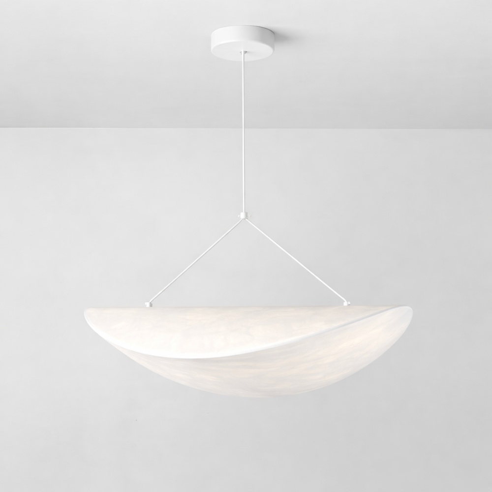 LÁMPARA DE TECHO COLGANTE LED 12W 540lm 3000K Ø500mm BLANCO ARTE ILLUMINA NEFI