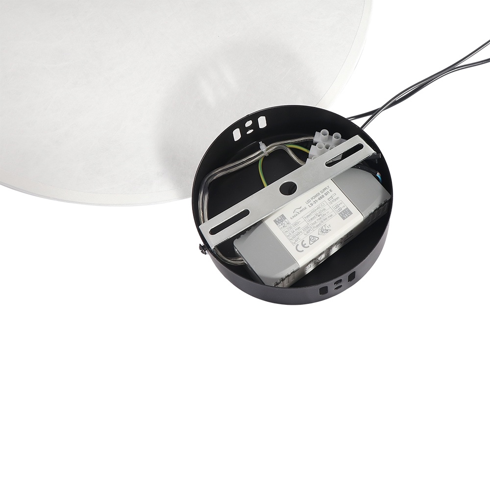 LÁMPARA DE TECHO COLGANTE LED 12W 540lm 3000K Ø500mm BLANCO ARTE ILLUMINA NEFI (copia)