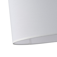 LÁMPARA DE TECHO COLGANTE DE TELA 1xE27 MÁX 40W Ø300Χ1230mm BLACK ARTE ILLUMINA TOSCANY