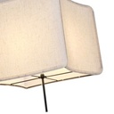 LÁMPARA DE TECHO COLGANTE DE TELA 1xΕ27 MÁX. 15W Ø480xH900mm BEIGE ARTE ILLUMINA TOSCANY