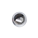 LÁMPARA DE TECHO COLGANTE METAL-VIDRIO TRANSPARENTE 9xE14 MAX 15W 710x1750mm BLANCO ARTE ILLUMINA KRISTALLO