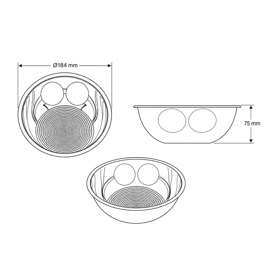 REFLECTOR DE RECAMBIO DOWNLIGHT Ø18,4cm ALUMINIO ALTO BRILLO