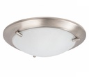 PLAFON "SAUKI" 250MM NIQUEL SAT CRISTAL MATE