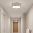 PLAFÓN DE TECHO ALUMINIO 16W 3CCT D140xH65 EUROLAMP