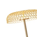 LÁMPARA DE PIE LED 10W 1080lm 3000K Φ350x1320mm DORADA ARTE ILLUMINA PERFORATO