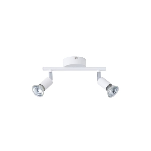 FOCO DOBLE METALIZADO 2xGU10 MÁX. 7W 220x80x125mm ARTE ILLUMINA VORRAS