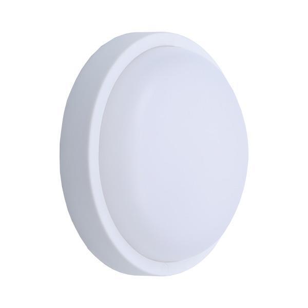 APLIQUE DE PARED "SEINAS ROUND" LED 18W Ø200x55 12/24V AC/DC 6500K IP54 BLANCO ARTE ILLUMINA