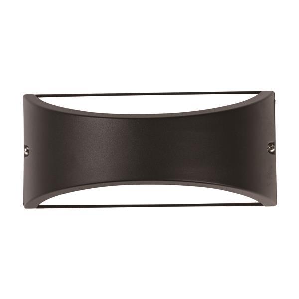 APLIQUE DE PARED "SOIKEA" E27 MAX 10W LED 220x99x100 IP54 NEGRO PRO