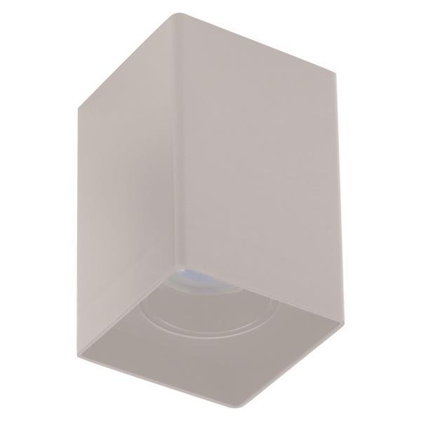 BASE DE TECHO "BASIS K" PLASTIK  GU10 80x80x125 BLANCO (OLD REF. E.145-25015)