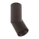 BASE DE TECHO "BASIS R" PLASTIK MOVABLE GU10 Ø59,5x197 NEGRO