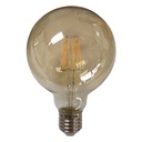 BOMBILLA GLOBO G95 E27 DECO GOLD GLASS DIMABLE 8W 2400K EUROLAMP
