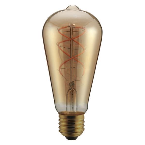 BOMBILLA LED ST64 "FILAMENT DECO" 5W E27 2000K 220-240V REGULABLE ORO EUROLAMP