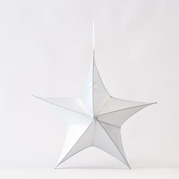 ESTRELLA,TEJIDO BLANCO IRIDISCENTE, 65cm
