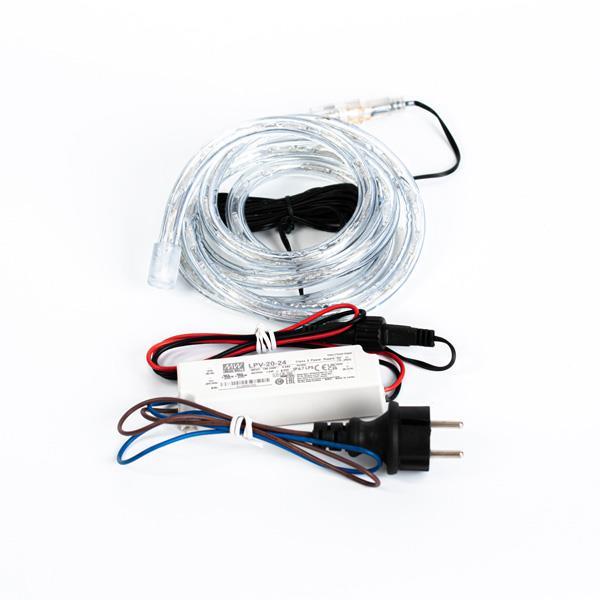 ADAPTADOR 20W, 1 PIN DE ENCHUFE, 1 PIN MEDIO, 1 GRIFO EXTREMO, 3 TERMORETRÁCTILES, 1 PEGAMENTO, IP65