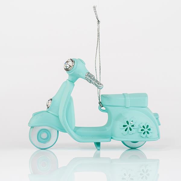 VESPA ACRÍLICO, AZUL CLARO, 12x9cm