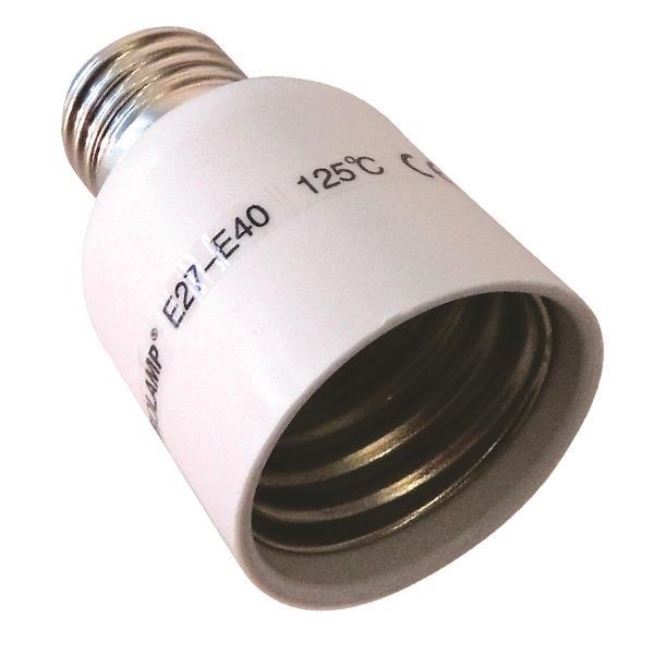ADAPTADOR PORTALÁMPARAS E27 A E40