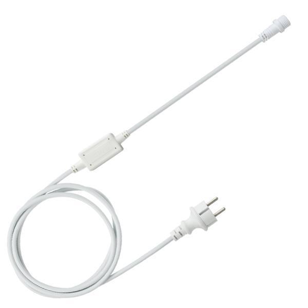 ADAPTADOR DE GOMA 3A, CON FUSIBLE, 1,5m (OLD REF. E.600-11951)