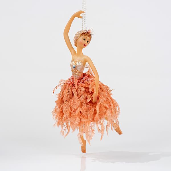 BAILARINA CON FALDA ROSA, 18cm