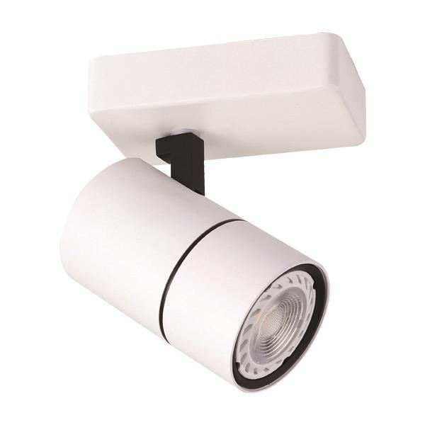 REGLETA CON FOCO 1xGU10 BLANCO / NEGRO "ALINE"