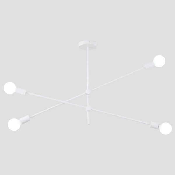 Plafones 4xΕ27 100x55 BLANCO