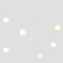 Plafones 6xΕ27 100x65 BLANCO