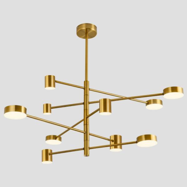 LUMINARIA COLGANTE ΤΕΝ FOLD LED 60W 143x45 ORO