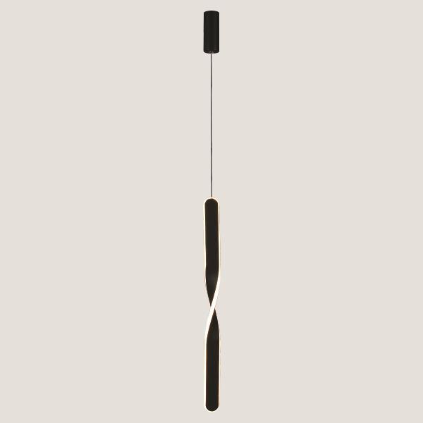 LUMINARIA COLGANTE LED 20W 3000Κ Ø42x60 NEGRO