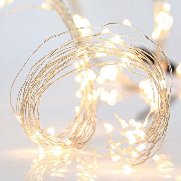 OCTOPUS 400 MINI LED, 3V, FIJO, CON ADAPTADOR, CABLE 500cm, CABLE COBRE PLATA, LED DAYLIGHT, POR 10cm, IP44