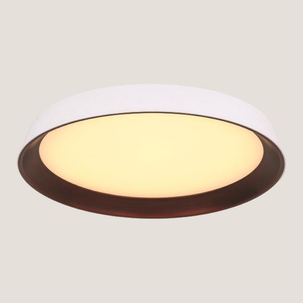 PLAFON REDONDO LED 30W 3000Κ Ø450x90 BLANCO/BRONCE
