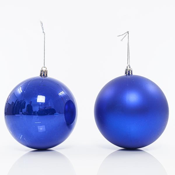 PELOTA DE PLÁSTICO, AZUL, SET 6PCS, 10cm
