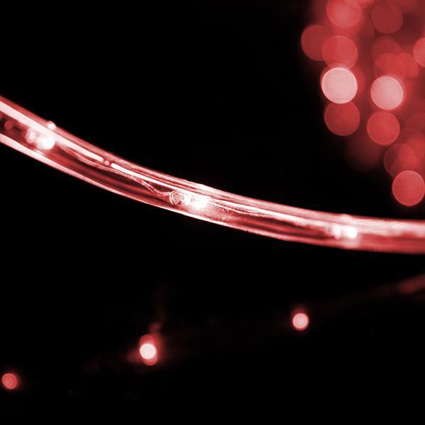 CABLE DE LUZ, LED, 3 VIAS ROJO 50 M. CON 36 LED/M., IP44