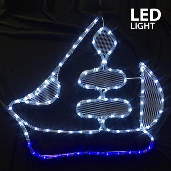 BARCO, CABLE DE LUZ LED 4m, 2 VIAS, 60x51cm, IP44
