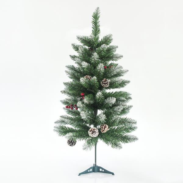 ÁRBOL NEVADO CON BAYAS, 90cm