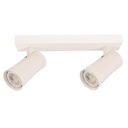 SPOT TECHO DOBLE GU10 S1901 BLANCO