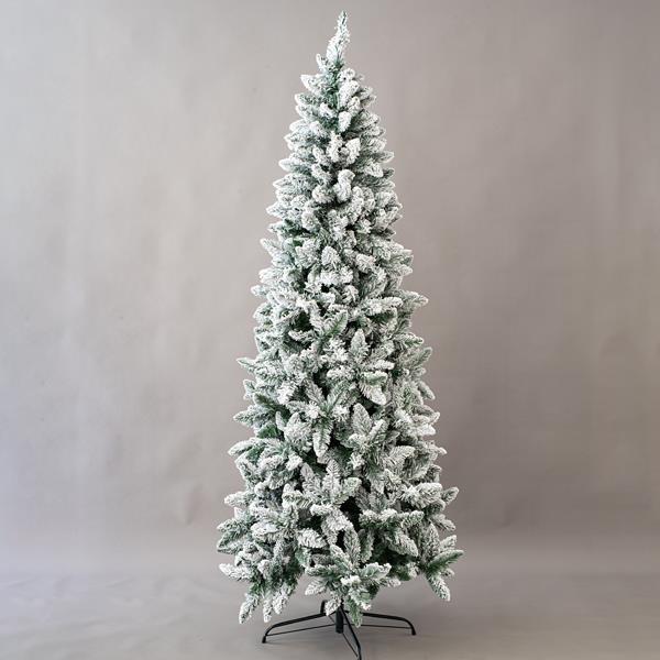 ÁRBOL DELGADO, NEVADO, 180cm