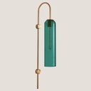 APLIQUE DE PARED E27 10x70 VERDE/ORO ARTE ILLUMINA CALLIOPE