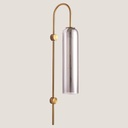 APLIQUE  DE PARED E27 10x70 AHUMADO ORO ARTE ILLUMINA CALLIOPE