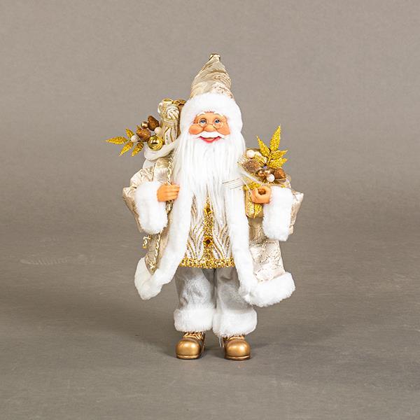 PAPÁ BLANCO, CON DORADO, 40cm